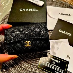 Chanel card holder
